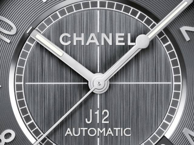 The titanium ceramic nature of the Chanel J12 transforms its surface into ever changing shifts in co