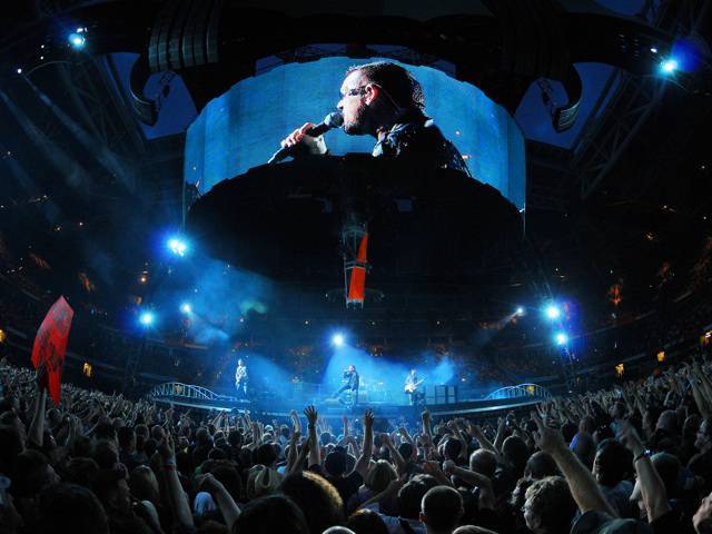U2360 At The Rose Bowl will be released on DVD on 6/3, coinciding with the band's first U.S. show