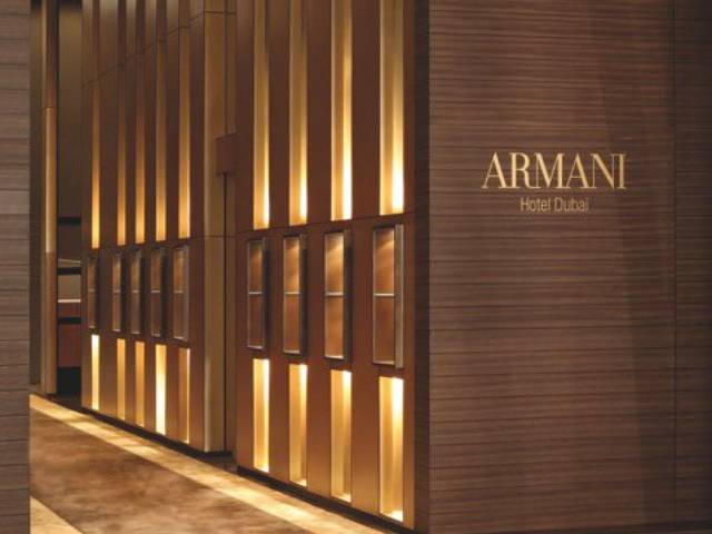 Armani Hotel Dubai occupies floors concourse to 8 and levels 38 /39 of Burj Khalifa
