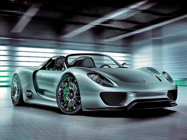 A high-performance mid-engined concept sports car with ultra-efficient, low-emission drive technology