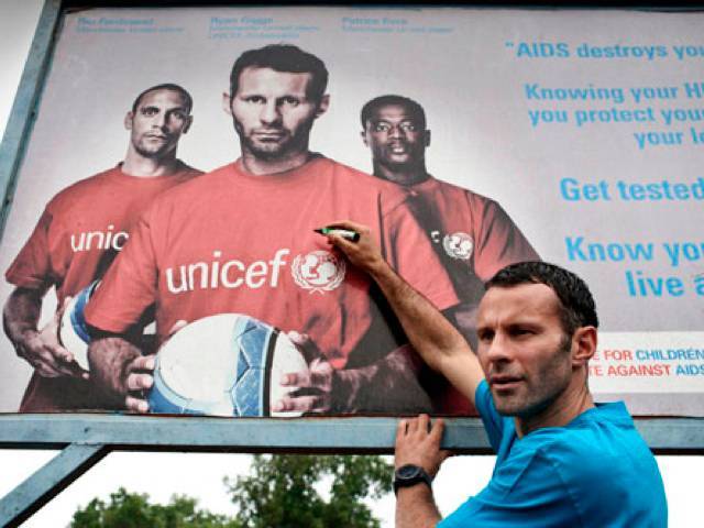 UNICEF ambassador Ryan Giggs "I’m so pleased that we are working with UNICEF to help put it right"