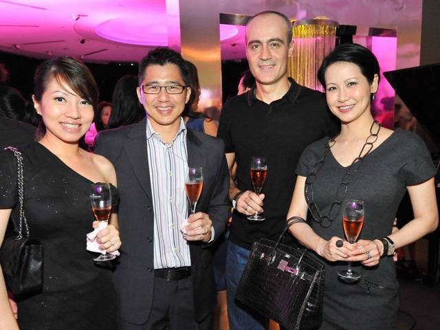 Attended by the beautiful and glamorous, partying with their favorite champagne, Moët & Chandon