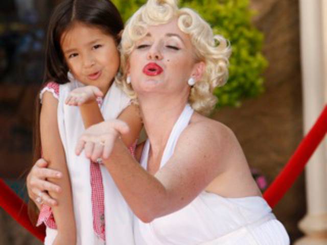 Marilyn Monroe  in the Universal Studios Singapore