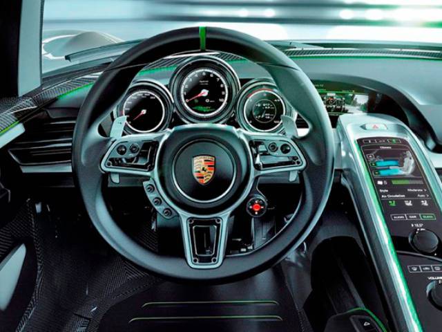 A high-performance mid-engined concept sports car with ultra-efficient, low-emission drive technology