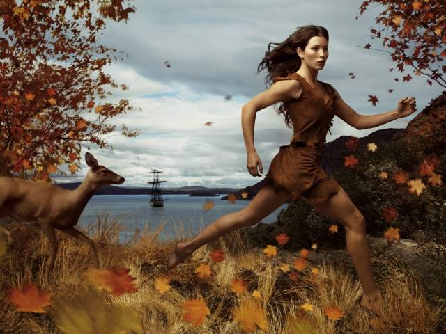 Jessica BIEL as Pocahontas