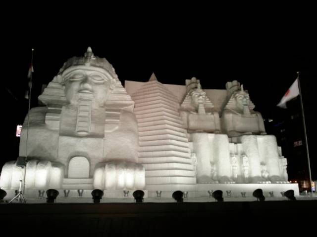 The Sapporo Snow Festival is one of Japan's largest winter events