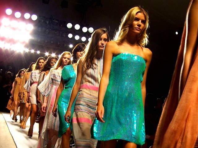 The familiar white tents of New York Fashion Week have moved uptown from Bryant Park to Lincoln Center