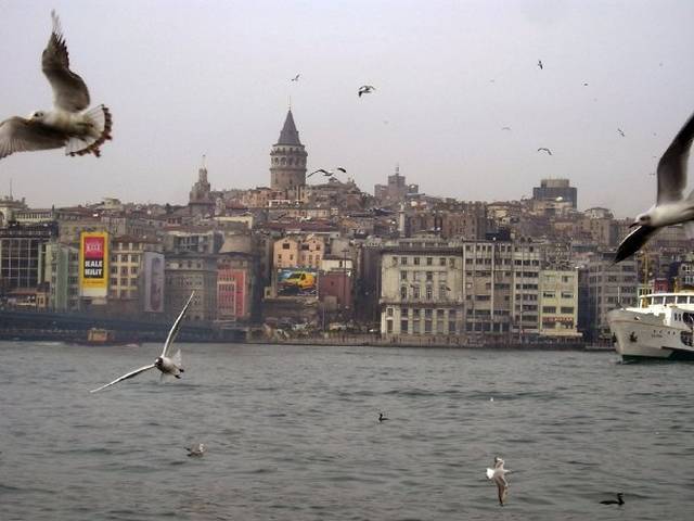 Galata from Eminonu shore. Photo Credit: Alexandros Massaveta