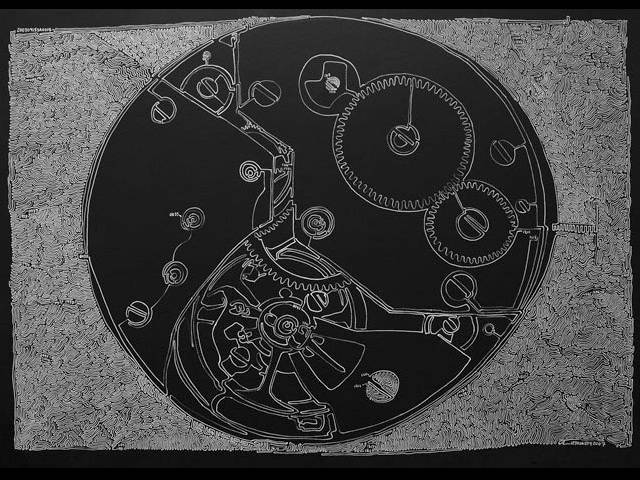 Timepieces By Joshua YANG, continuous lines artist