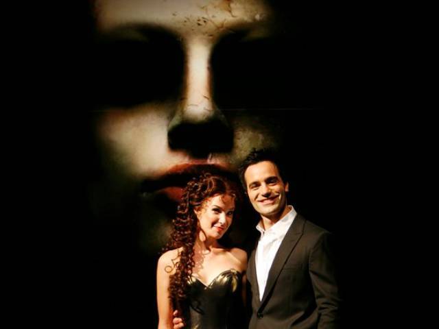 Ramin Karimloo and Sierra Boggess, stars of Love Never Dies