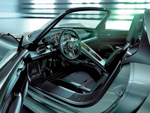 A high-performance mid-engined concept sports car with ultra-efficient, low-emission drive technology