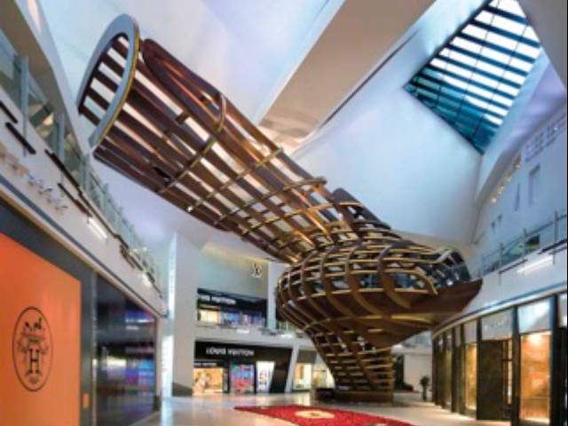 Crystals retail and entertainment district occupies 500,000 square foot