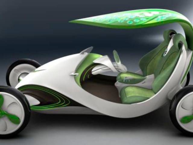 The YeZ can absorb CO2 and water molecules in the air and convert them into power for the vehicle 
