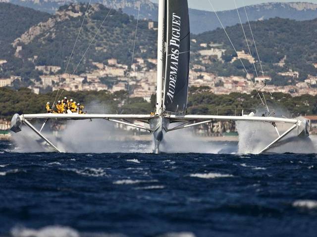 Audemars Piguet has officially rolled out its <a href=http://www.audemarspiguet.com/hydroptere/">dedicated website</a> for the Hydroptère