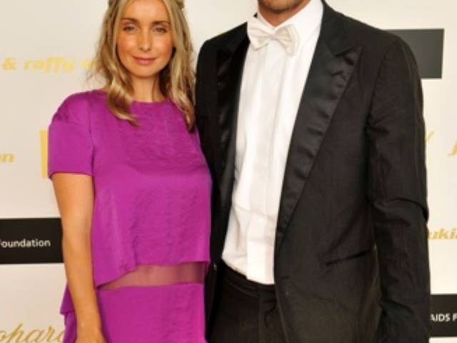 Louise Redknapp wearing Chopard jewellery and Jamie Redknapp