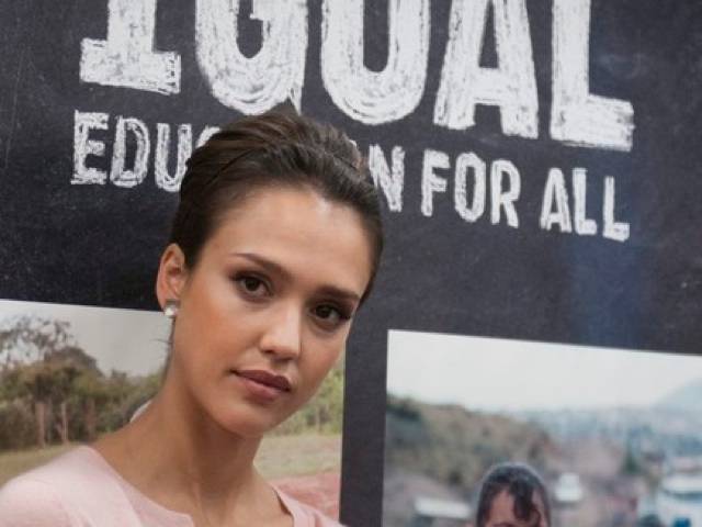 US Honorary Co-Chair of 1Goal, Jessica Alba