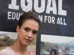 US Honorary Co-Chair of 1Goal, Jessica Alba