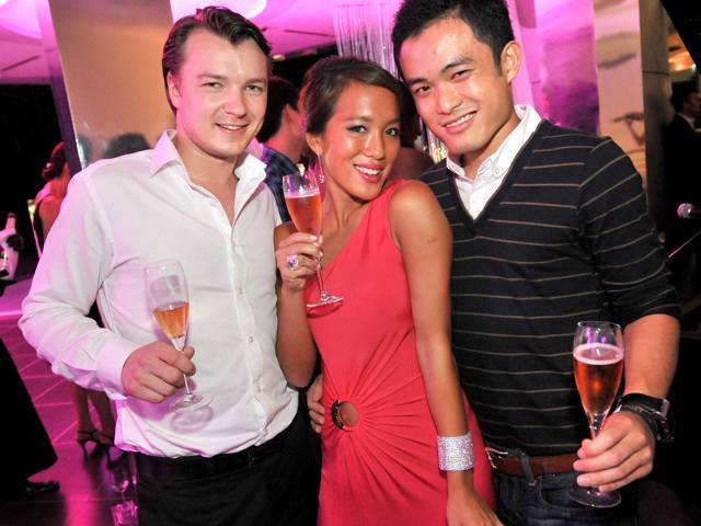Attended by the beautiful and glamorous, partying with their favorite champagne, Moët & Chandon