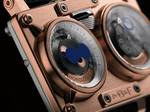 A holistically conceived and engineered three-dimensional timekeeping machine for the wrist