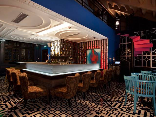 Yucca Lounge in Shanghai, China is a cocktail lounge with modern Mexican feel