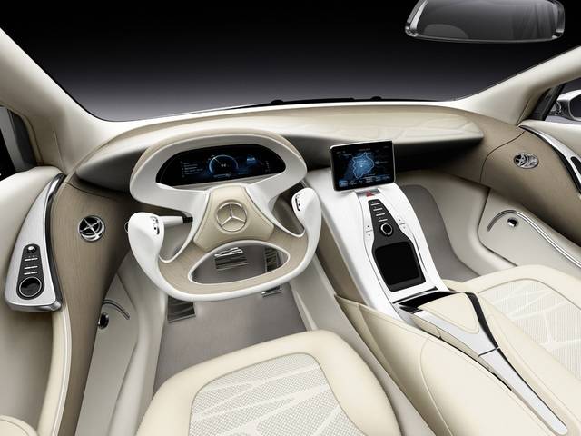 The F800 Style research vehicle shows the future of premium automobiles from a new perspective