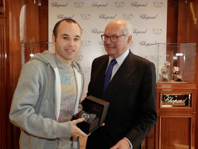 Karl Scheufele and Iniesta