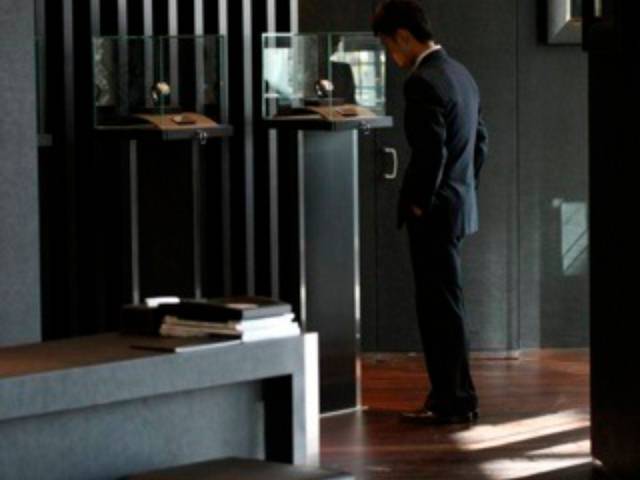 Much of the interior design of the store was inspired by Richard Mille's watches