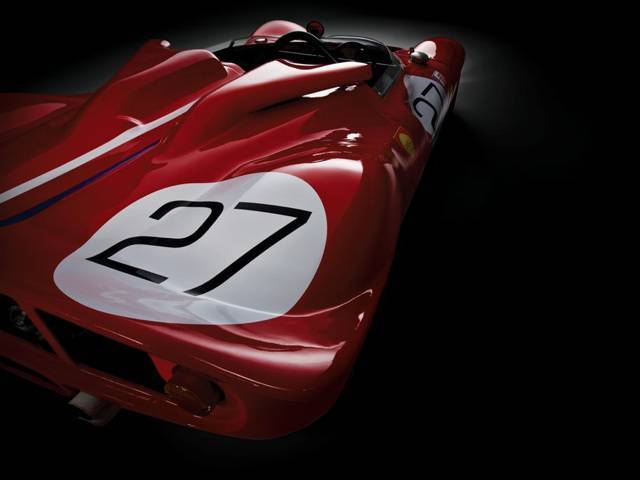 This 1967 Ferrari 330 P4, later named 350 Can-Am, has an international racing career