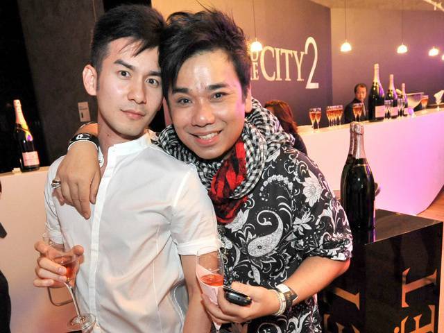 Attended by the beautiful and glamorous, partying with their favorite champagne, Moët & Chandon