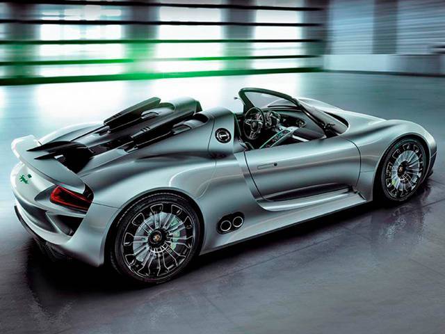 A high-performance mid-engined concept sports car with ultra-efficient, low-emission drive technology