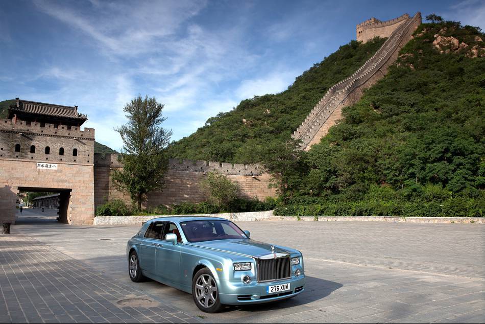 The 102EX made stops around the world, including China