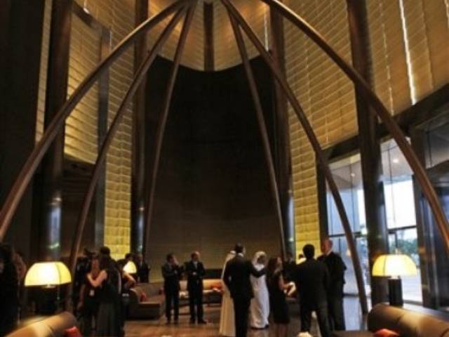Armani Hotel Dubai occupies floors concourse to 8 and levels 38 /39 of Burj Khalifa