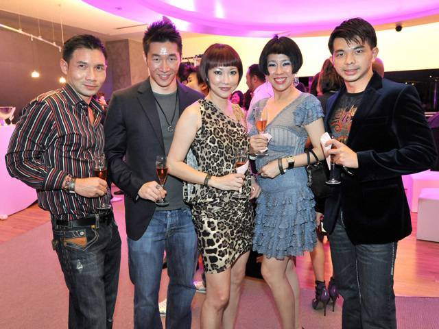 Attended by the beautiful and glamorous, partying with their favorite champagne, Moët & Chandon